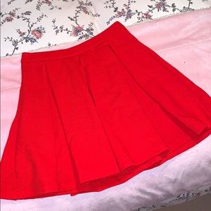 Dynamite Red Mini Skirt